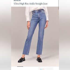 Ankle Straight Ultra High Rise 28/6s